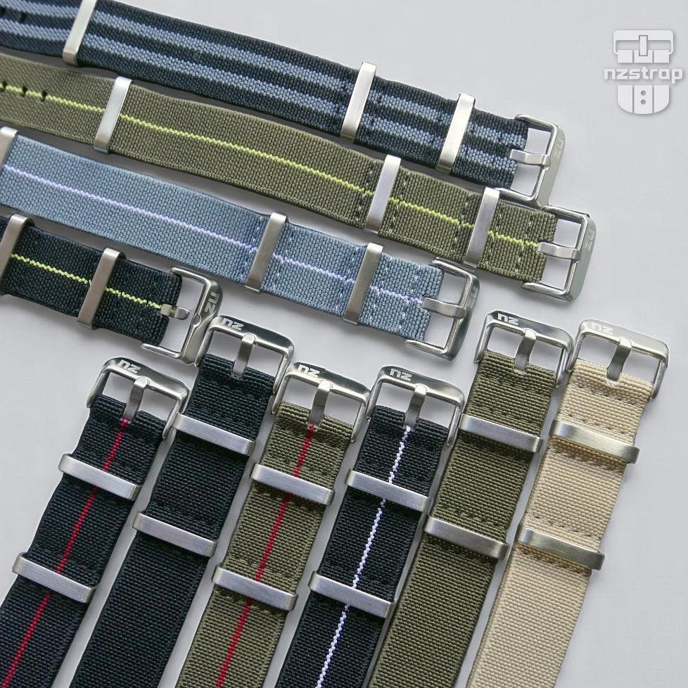 [EN] Marine Nationale MN Nato Strap Tali Jam Tangan Nylon Elastis Size - 18mm 20mm 22mm Diskon