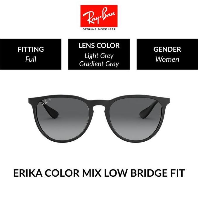 RAY-BAN ERIKA POLARIZED | RB4171F 622/T3 | Full Fit | Kacamata Hitam