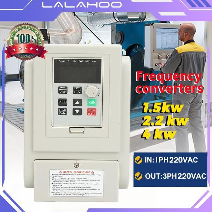 Frequency Inverter Converter VFD input 1phase 220V output 3phase 220V
