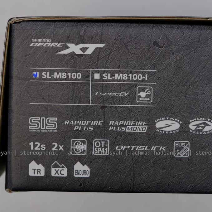 2 x 12 speed Shifter XT 2x12speed M8100 Shifter 2x12 speed SHIMANO XT