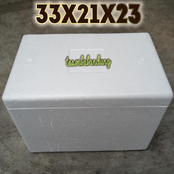 BOX STEROFOAM 33X21X23 STYROFOAM BM SMALL STEROFOM KECIL ICE / CUPANG