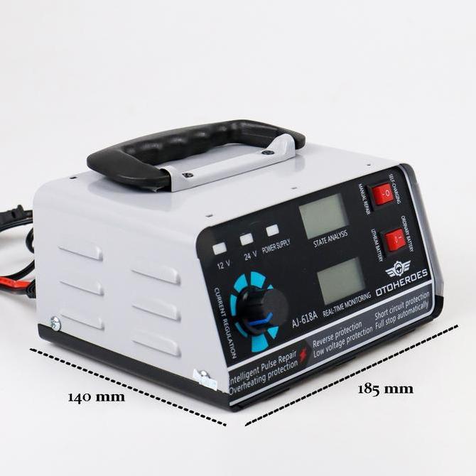 Charger Aki Accu Mobil Otomatis 12V/24V
