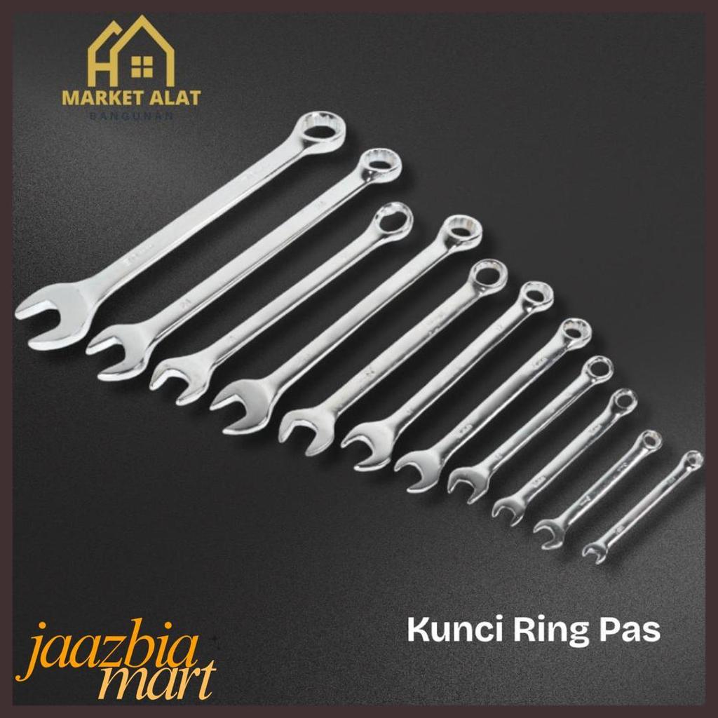 Cuci Gudang Kunci Ring Pas 6-24Mm - Kunci Ring Pas Set Chrome Vanadium