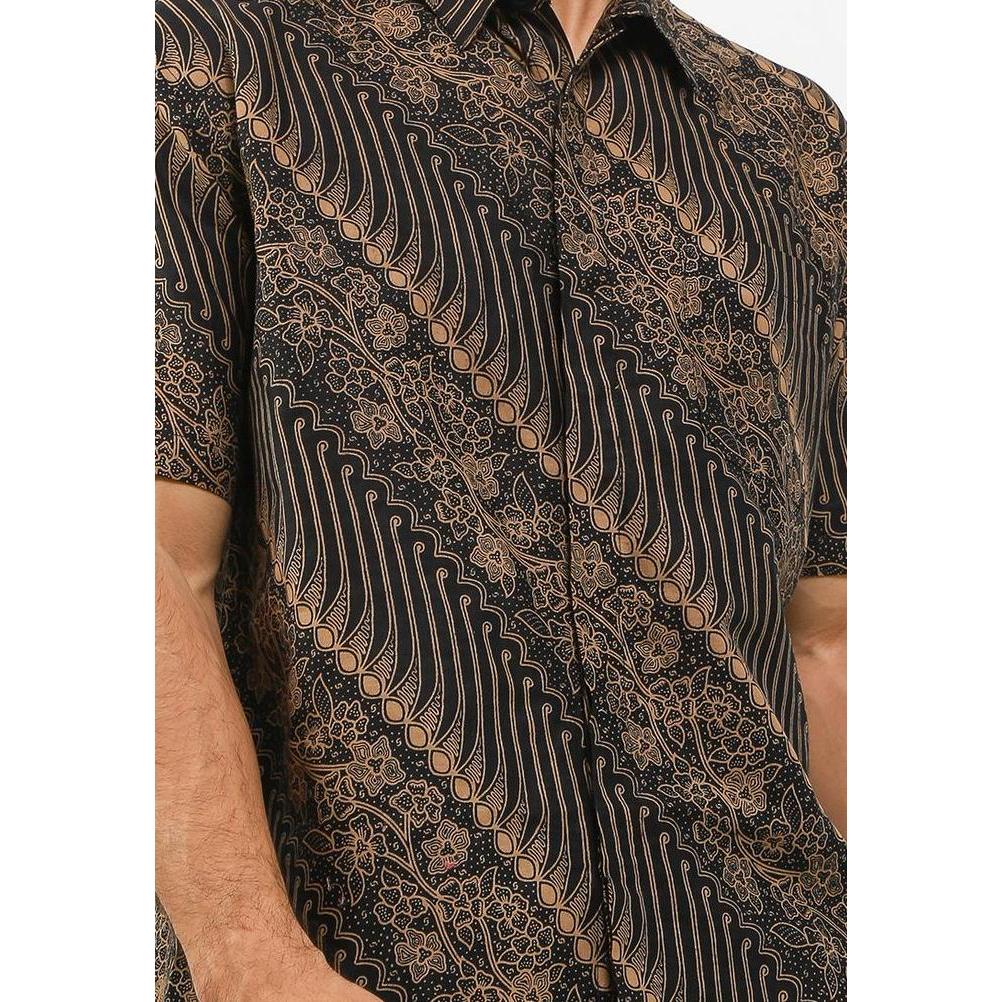 Batik First Shirt Regular Short Slv Batik Parang Centung