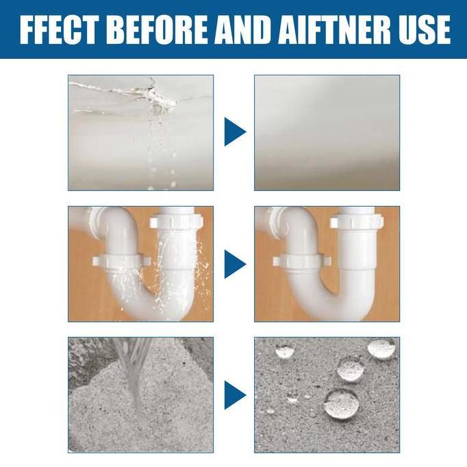 Lem Cat Anti Bocor +Kuas Waterproof Agent Keramik Kamar Mandi Kolam Serba Guna Lem Pelapis Perekat 3