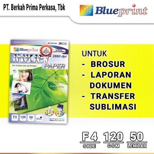 PAPER BLUEPRINT INKJET PHOTO F4 120GR