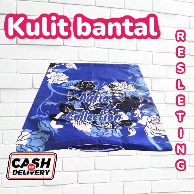 Sarung Dalaman Bantal Dan Guling Resleting Buat Isi Kapuk Harga 1 Paket 4 5 6 Bahan Katun Tebal Moti