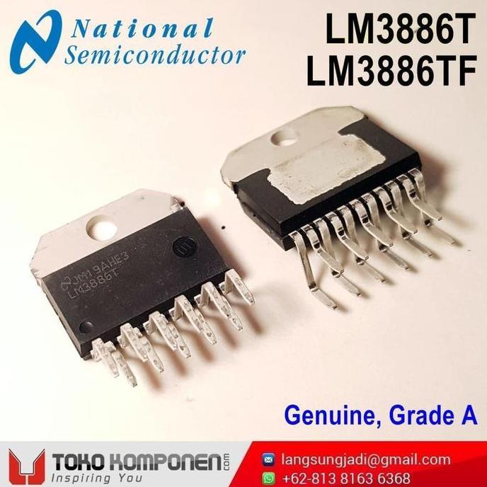 Produk Asli Original Lm3886 Lm3886T Lm3886Tf 68W Gainclone Audio Power Amplifier
