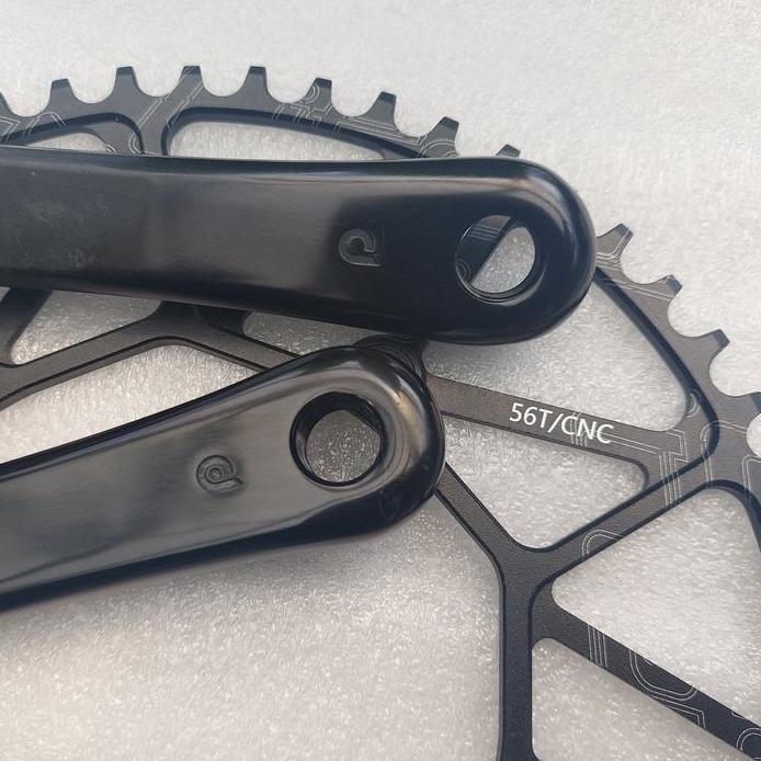 Original Litepro Crankset single 56T BB HT2 Litepro Emboss include BB