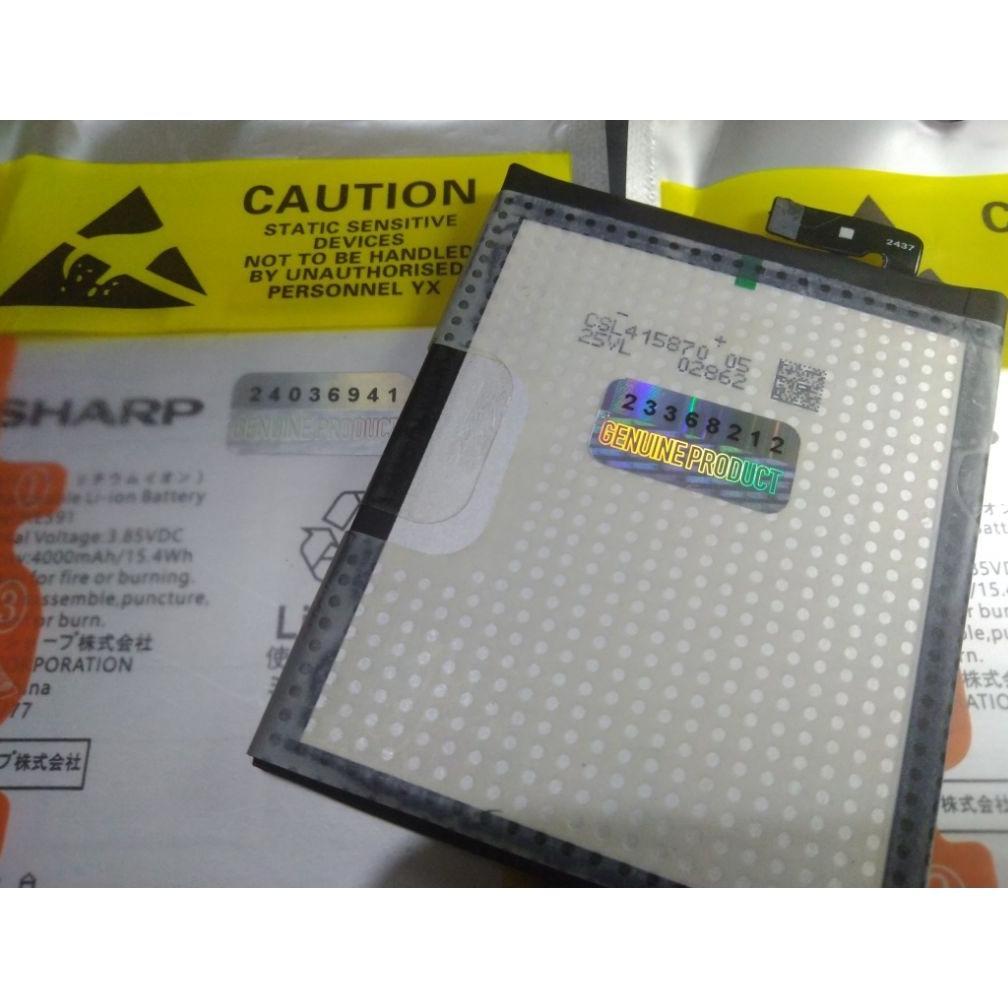 Sharp He384 He-384 Original 100% Genuine Batu Batre Battery Baterai Sharp Aquos V Sh-C02