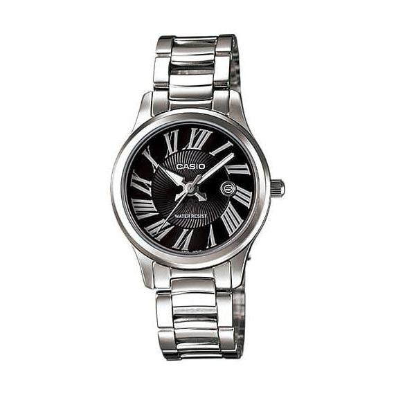 Casio Analog Jam Tangan Wanita Silver Rantai LTP-1379D-1B Original
