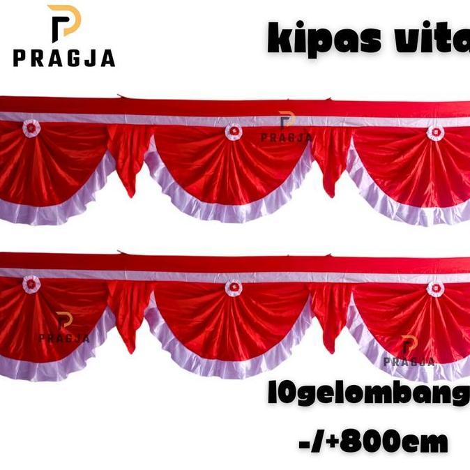 Bendera Panjang Background Bendera Rempel Merah Putih