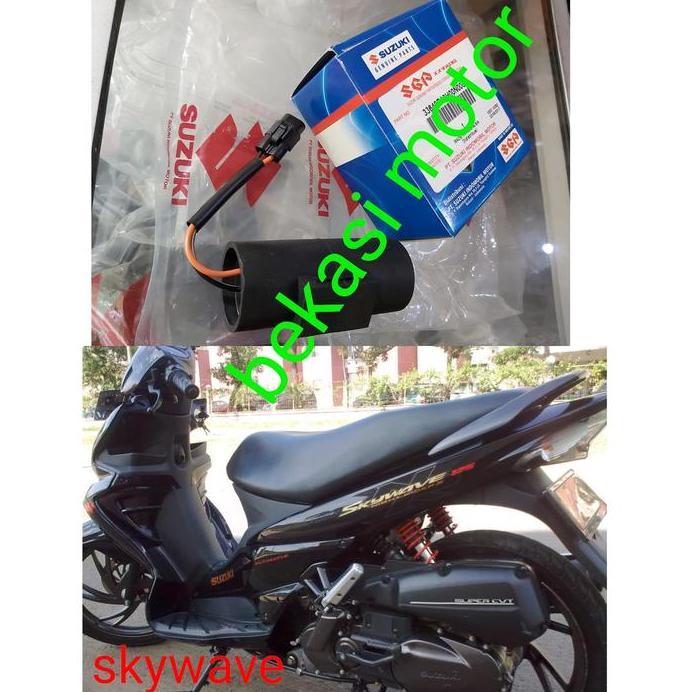 33640B13H kondensor condenser suzuki skywave shogun 125 FL injeksi original