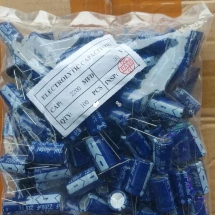 ( 2.200 uf 35v ) ELKO ELCO 2200UF 35V 2 200 2200 UF MIKRO mf 2.200UF 50 V 35v2200uf  35v2.200uf  220
