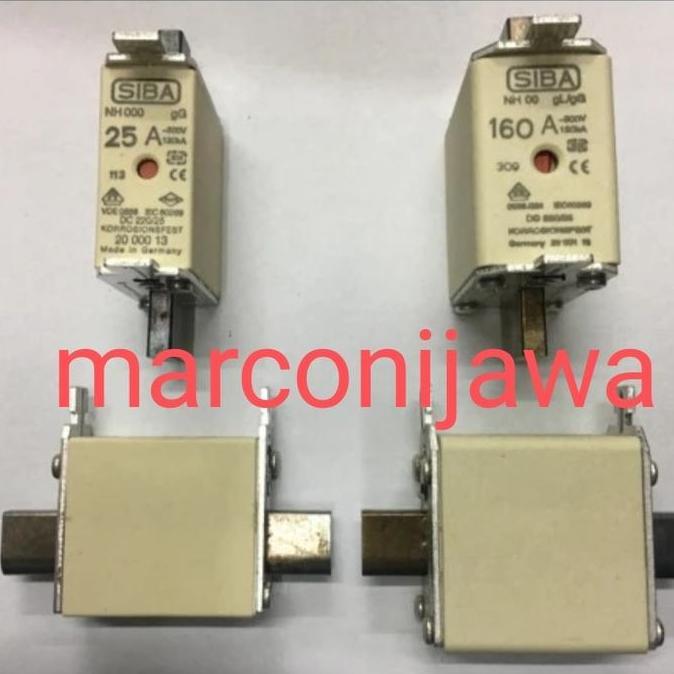 Fuse NH00 160A sekring siba NH00