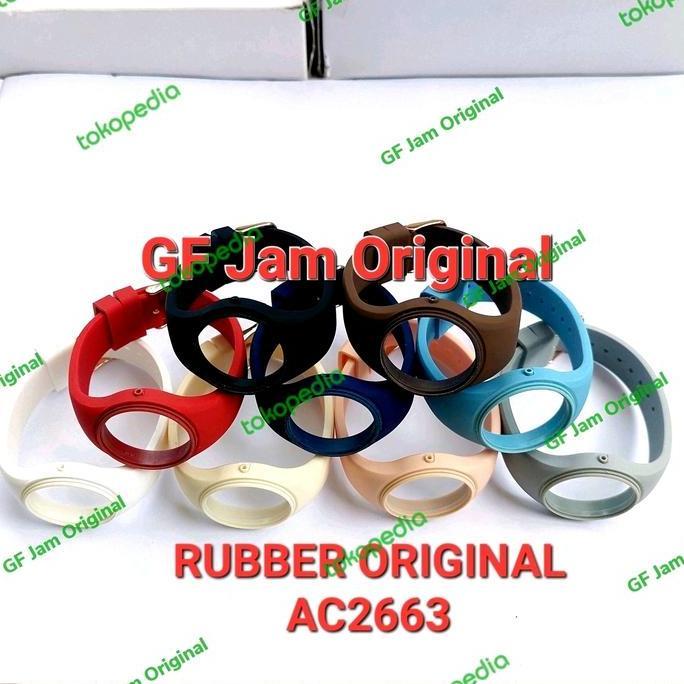 TALI KARET ALEXANDRE CHRISTIE ORIGINAL AC2663 AC 2663 AC2773 AC 2773 ASLI 100% RUBBER BAND WATCH JAM