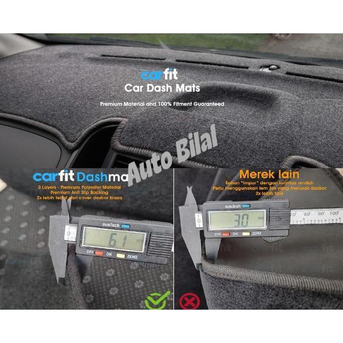 KOMPONEN MESIN MOBIL CARFIT DASHMAT WULING ALMAZ DASHBOARD COVER KARPET DASBOR 2019-2022 TAHAN LAMA