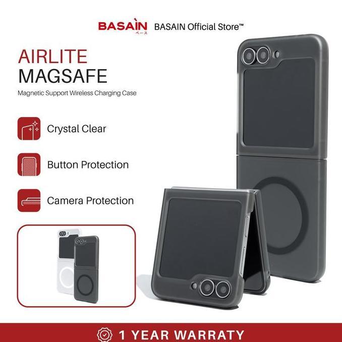BASAIN Casing Untuk Z Flip 4 Air LITE MagSafe Case