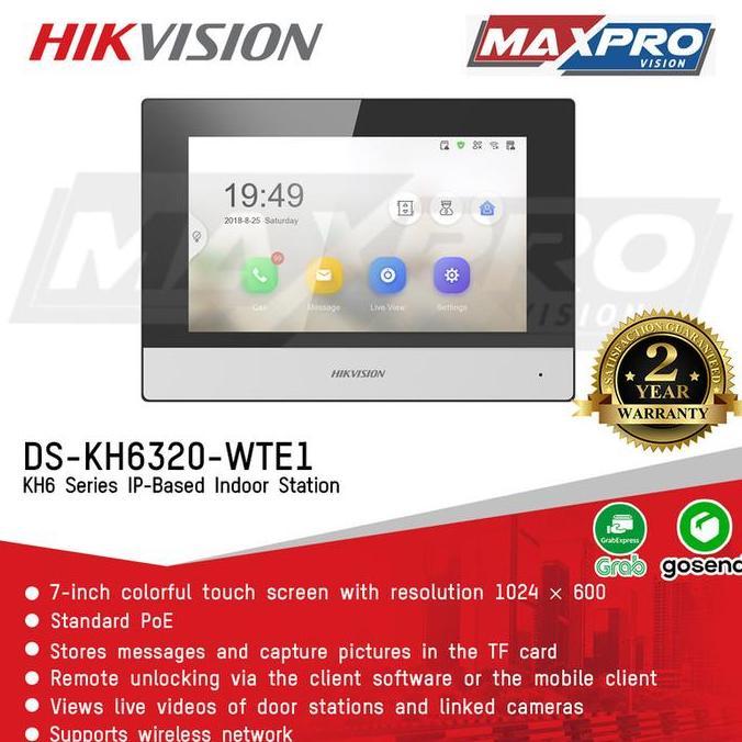 Hikvision Ds-Kh6320-Wte1 - Hikvision Video Intercom Indoor Station