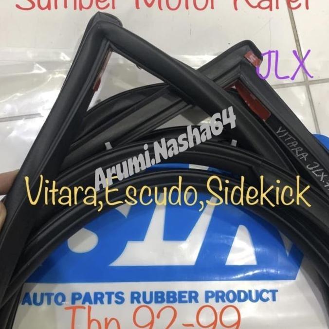 KARET STABILIZER MOBIL KARET PINTU MOBIL SUZUKI VITARA /SIDEKICK /ESCUDO ( 2 PINTU SAJA ) SIAP PASAN