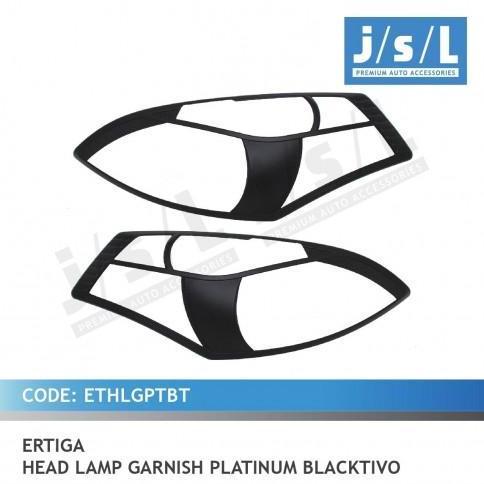 Garnish Headlamp Cover Lampu Depan Ertiga 2012 - 2017 Chrome & Doff Aksesoris Mobil JSL