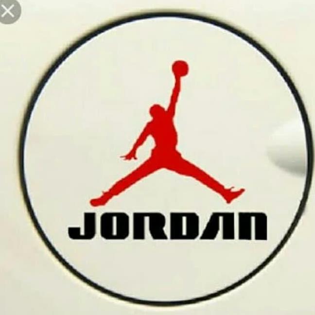 Stiker Jordan Tutup Tangki mobil Keren