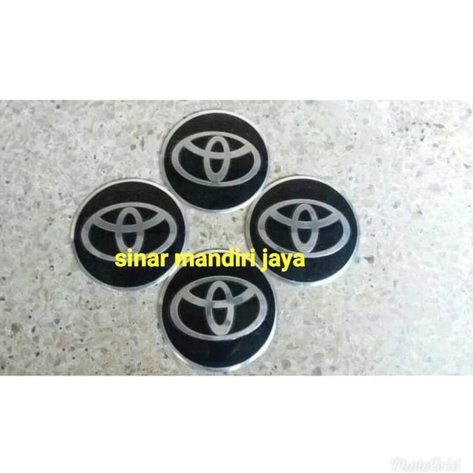 Stiker Hitam Dop Velg Toyota Rush
