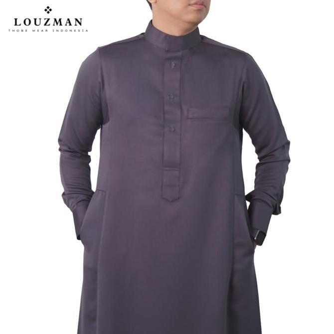 New Louzman Azhar Thobe / Tub / Gamis / Jubah Slimfit Dewasa