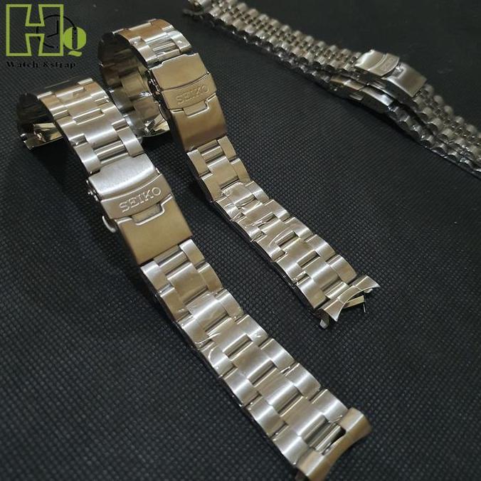 Strap Tali Jam Tangan Seiko Rantai Stainless Solid Curve 22mm