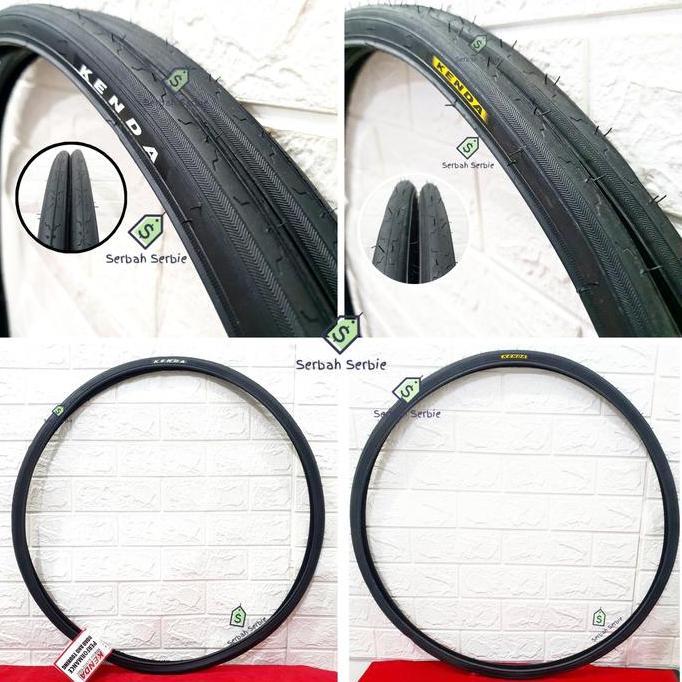 BAN LUAR SEPEDA 700X25C KENDA BALAP FIXIE FIXXIE 700X25 700 X 25 25C HITAM ROAD BIKE