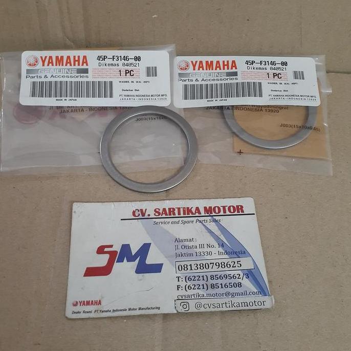 Ring Sok Depan Byson / Washer Oil Seal / 45P-F3146-00 murah