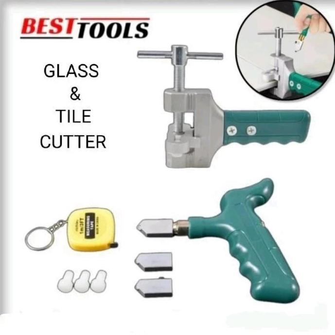 HATSUD Glass Tile cutter Set BESTTOOLS alat potong kaca granit keramik