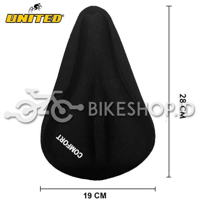 Cover Jok Gel UNITED Sepeda / Sarung Jok / Cover Saddle / Bantalan Jok Saddle Empuk Lembut Comfort G