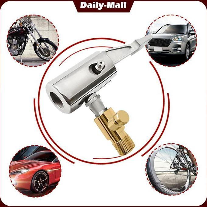 LEONAB Tire Nozzle Clamp Air Chuck Klip Untuk Tyre Air Chuck Compressor Hose