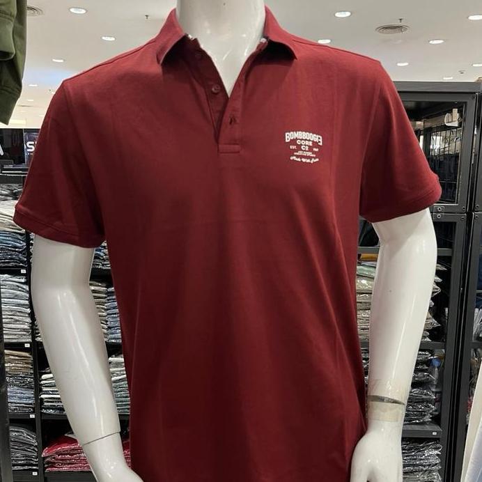 POLO SHIRT MERK BOMBBOOGIE ORIGINAL REGULER TERBARU