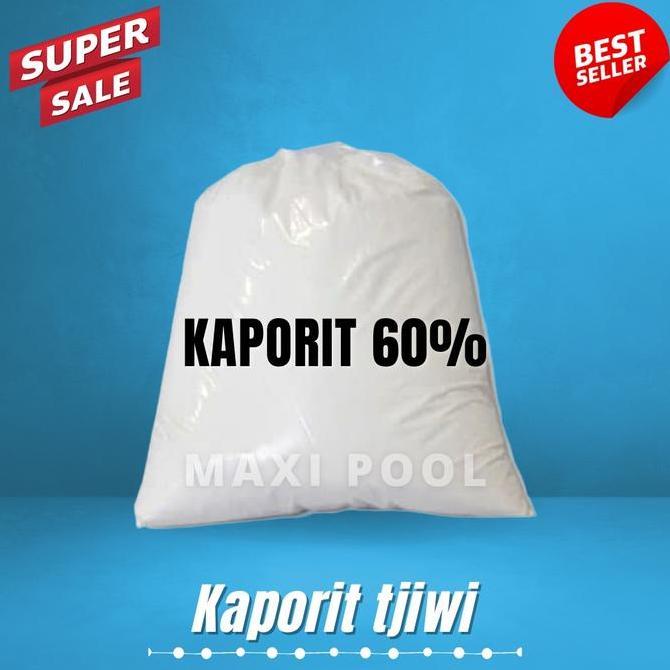 Promo Kaporit 60% / Kaporit Tjiwi / Kaporit Bubuk 60% / Kaporit Tjiwi Kimia Cod