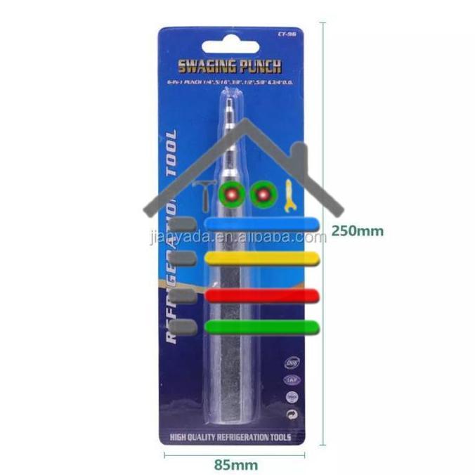 DELLINE CT-96 Pipa Tembaga Tabung Expander Swaging Alat PELEBAR PEMEKAR 1/4 ", 5/16", 3/8 ", 1/2", 5