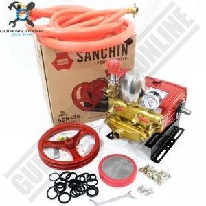 DELLINE Mesin Power Sprayer SANCHIN SCN20 SCN30 / Pompa Air Steam Setim Stim Cuci Mobil Motor SANCHI