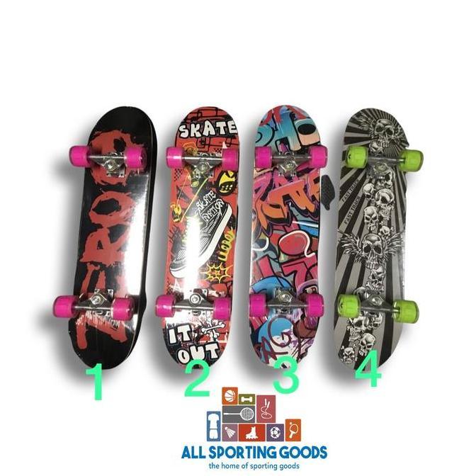 Skateboard Professional Remaja Dewasa Fullset XL Roda Lampu