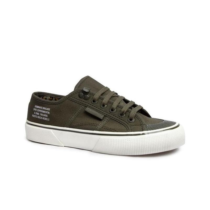SUPERGA X DOMINATE 2691 TOE CUP GREEN OLIVE/WHITE AFORIO