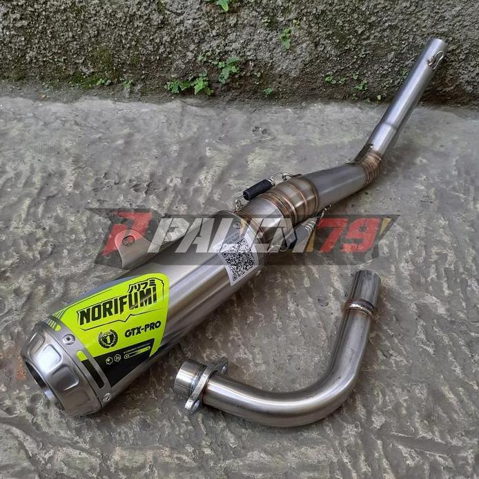 Knalpot Ori Norifumi GTX Pro Stainless Vega Jupiter Bebek Grasstrack