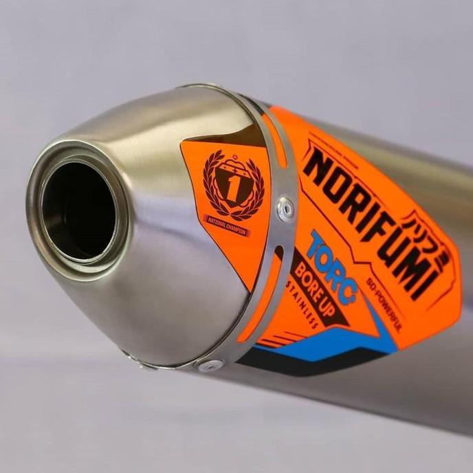 Knalpot Ori Norifumi Torc CRF 150 L mesin Bore Up - Torc Stainles ori