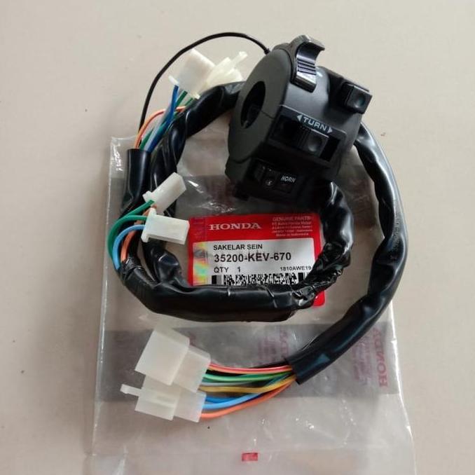 Ready Saklar Kiri Holder Switch Rh Lampu Sen Supra X 100 Fit Lama Honda Kev Part Motor