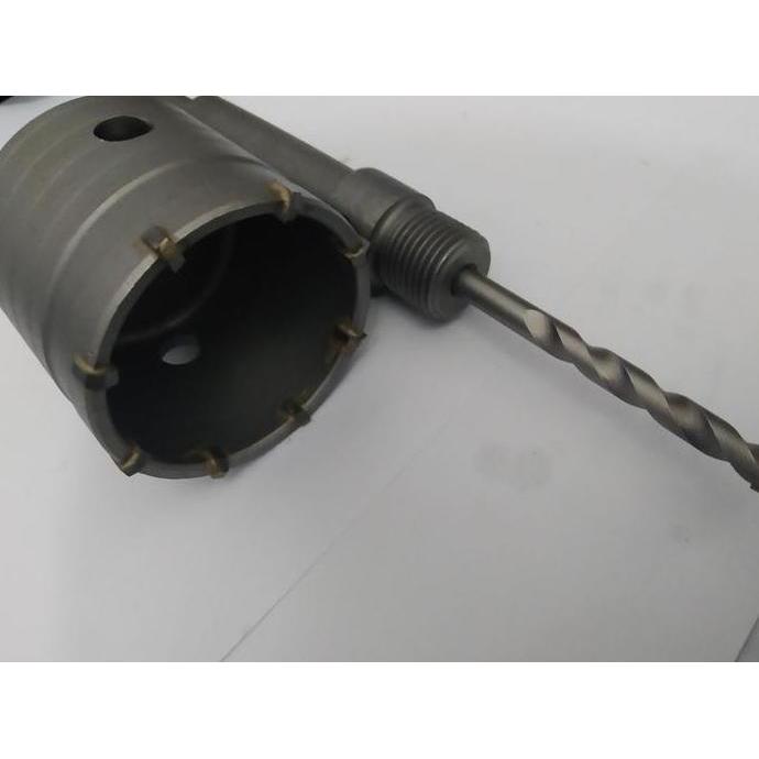 SET Hole Saw Beton 65 mm As Bor SDS Plus 160 mm Holow Holle Core Drill