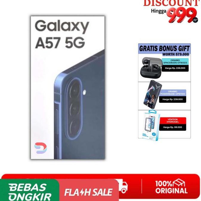 Samsung Galaxy A57 5G 8GB 128GB / 8GB 256GB Garansi Resmi Indonesia | Samsung A57 5G Original