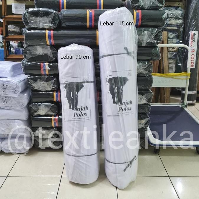 Kain TC Gajah Polos TC Spanduk Kain Tetoron Spanduk Umbul Umbul Putih