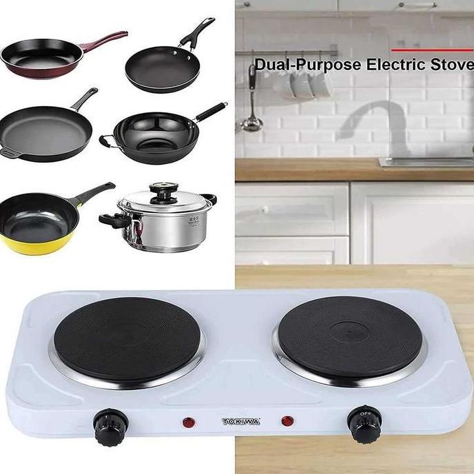Kompor Listrik 2 Tungku Portable Cooking Stove Heating Plate
