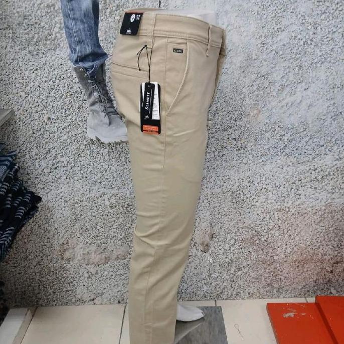 New CELANA PANJANG MERK CARDINAL CDL ORIGINAL SLIMFIT WARNA KHAKY