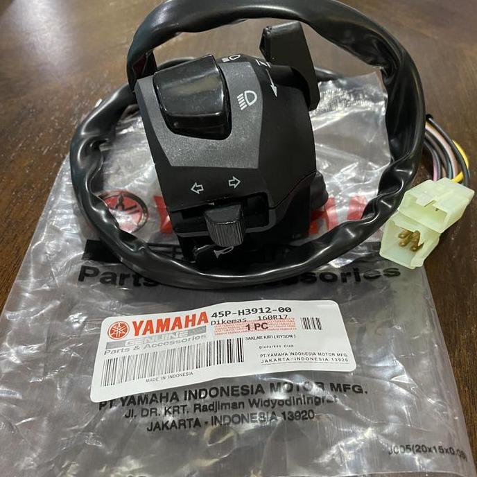 Mantap 45P Saklar Kiri Yamaha Motor Byson Bison Tombol Klakson Sein Dim Sen Part Asli