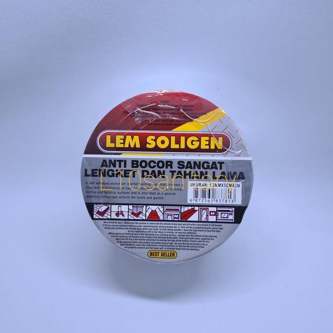 SOLIGEN lem seng / lem genteng / lem toren / lem anti bocor soligen